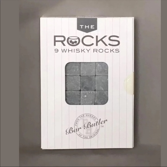 The Rocks 9 WHISKEY ROCKS Keep Drinks Cold Or Hot - Picture 1 of 3